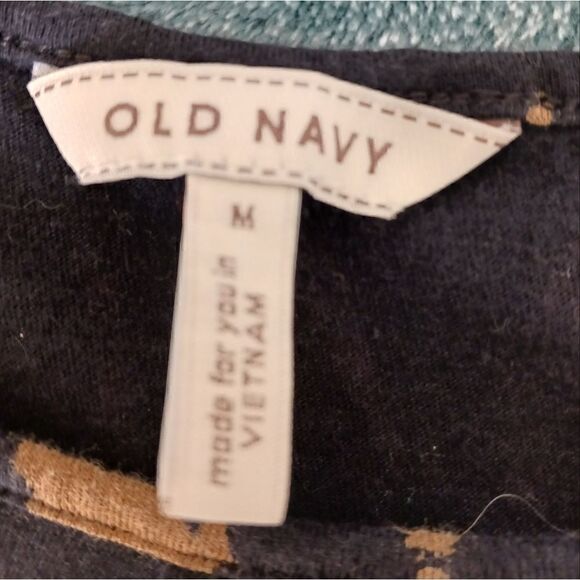 Old Navy Camisole Tank Top Cotton Navy Brown - Picture 5 of 6